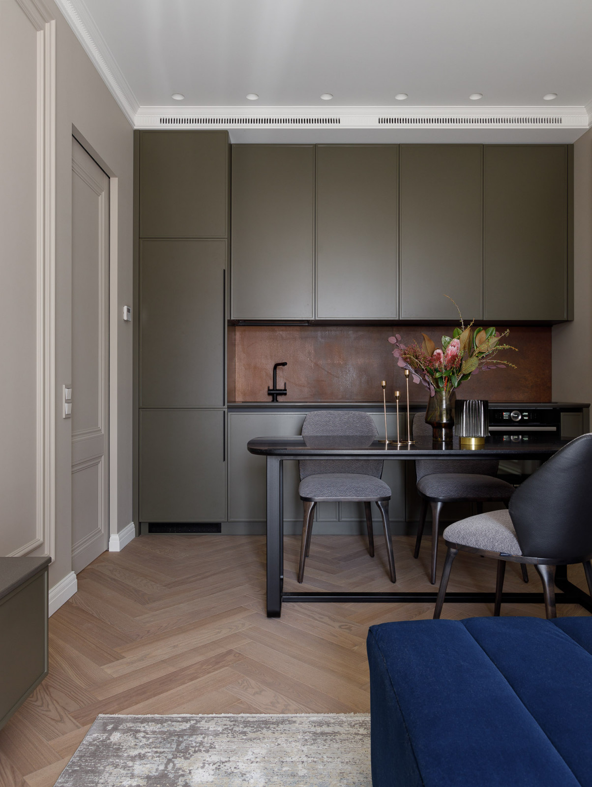 Интерьер квартиры 50 кв.м. в стиле современной классики