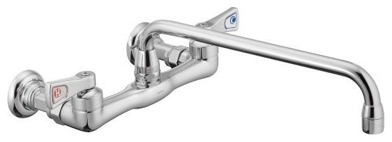 Moen M Dura Chrome 2 Handle Utility Faucet Kitchen Faucets By