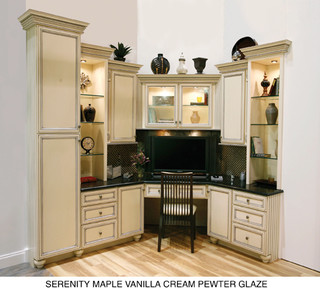 Armstrong Cabinets  Traditional  Home Office  Detroit  by HR Cabinets