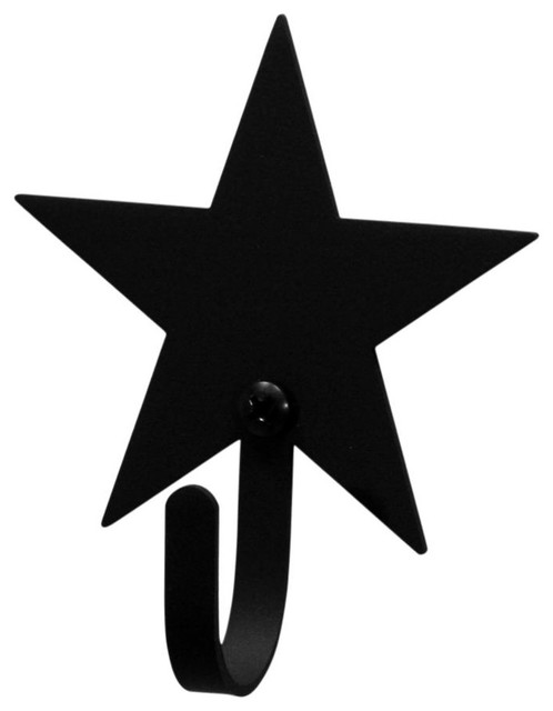 Wrought Iron Small Star Decorative Wall Hook Small