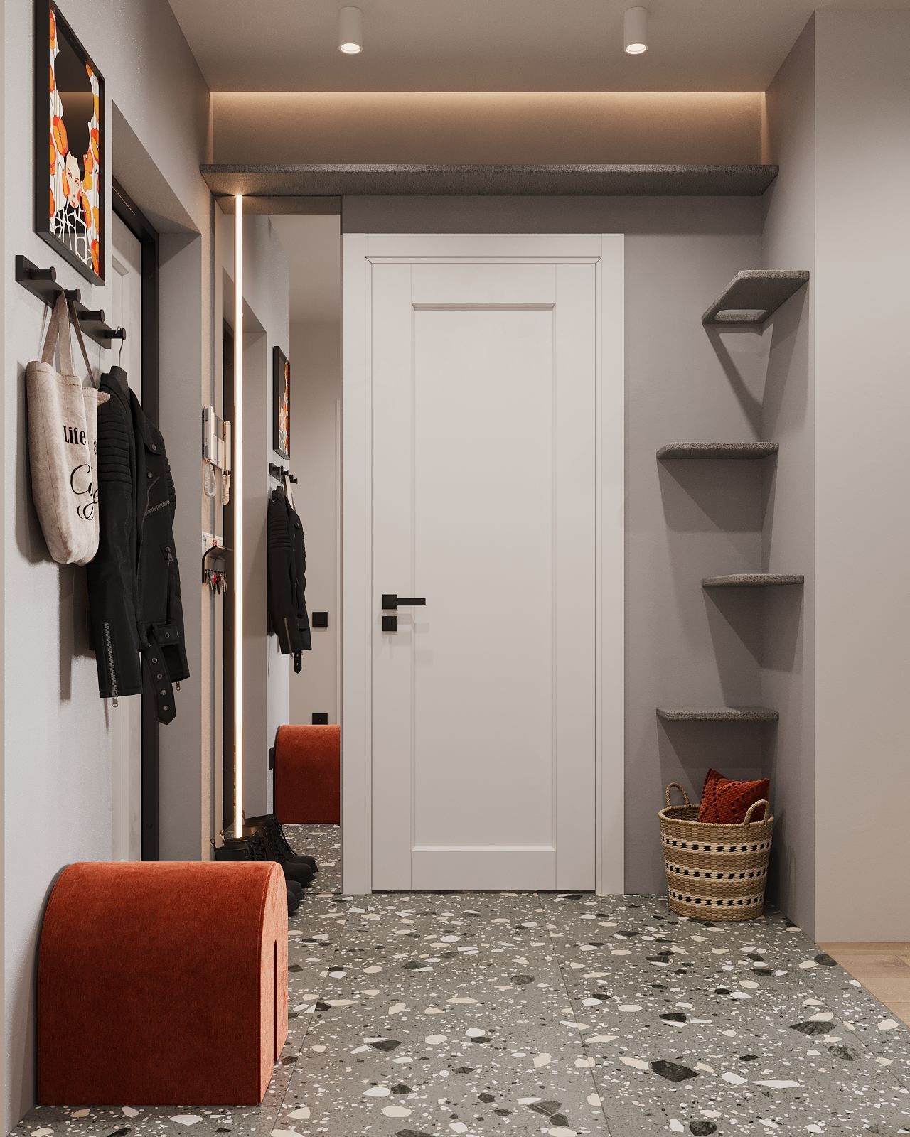 Дизайн проект квартиры ЖК Панин 72м