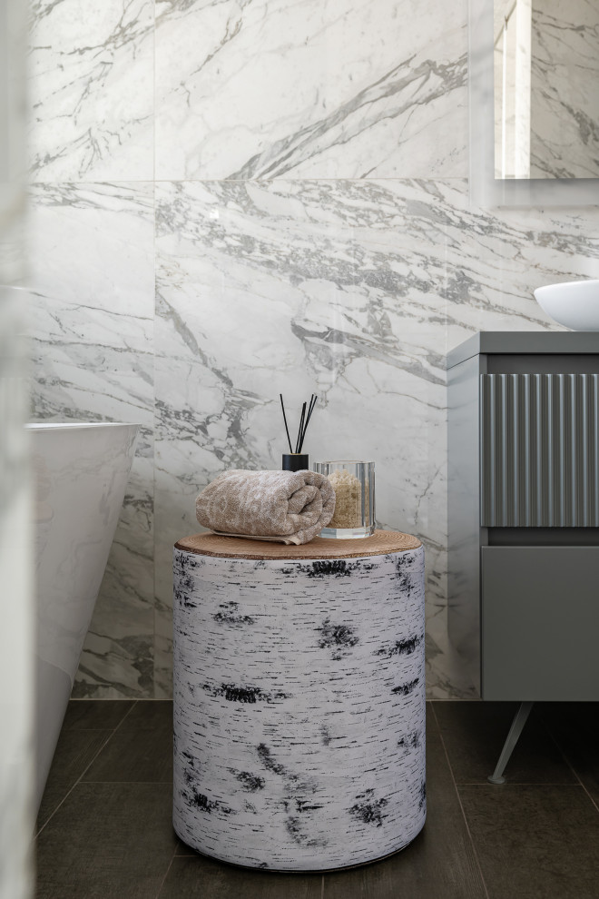 Пуф Берёза Карелия M