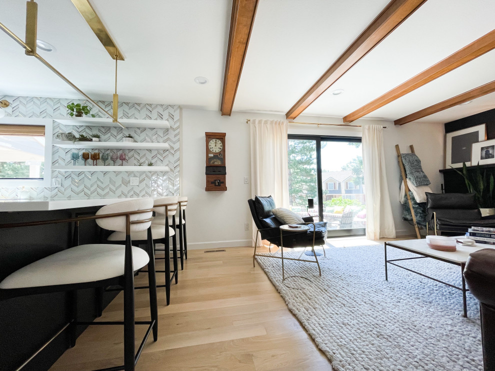 Cozy Modern | Governor's Ranch, CO | Modern Kitchen & Living Area