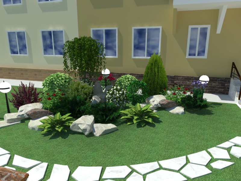 дизайн парадной части дома