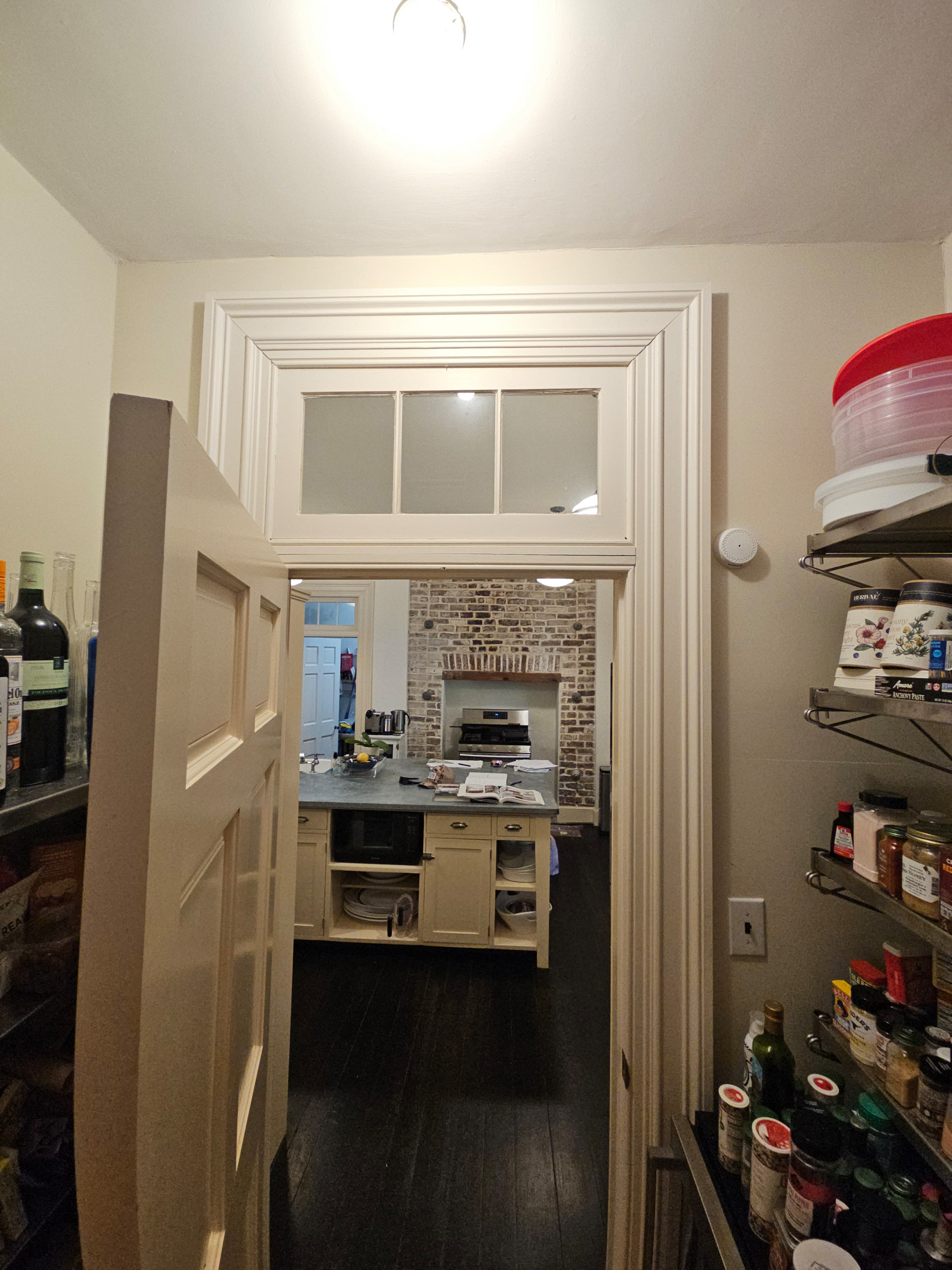 BEFORE view from pantry