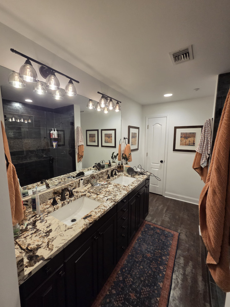 Before – Primary Bathroom Prior to Contemporary Remodel