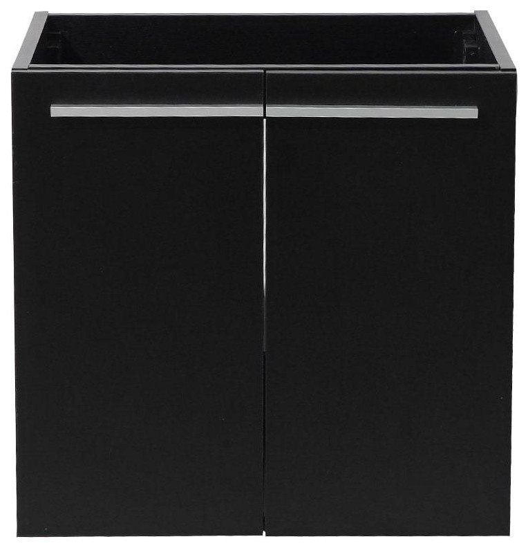 Fresca FCB8058BW Alto 23" Black Modern Bathroom 23" Modern Bathroom Vanities And