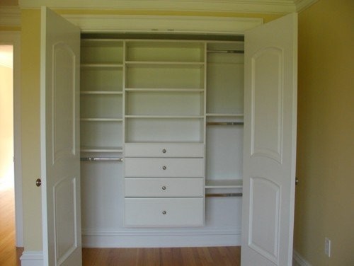 Traditional storage and wardrobe in Boston.