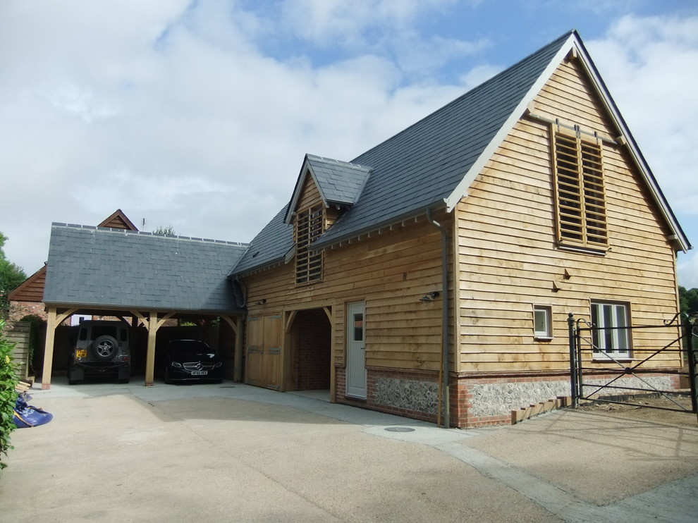 Abbotstone Barn, Whiteparish Traditional Hampshire by Sherlock