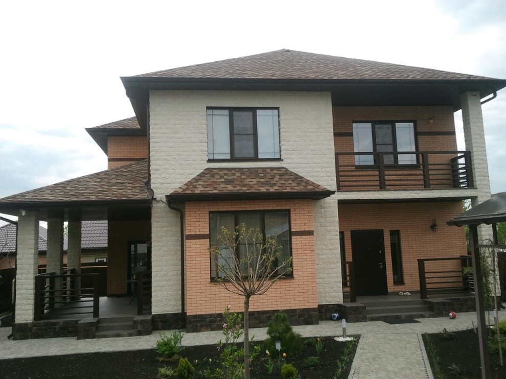 частный дом в двух воплощениях