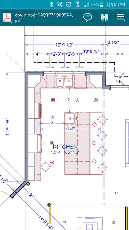 island too big? kitchen too big? island too big? kitchen too big?