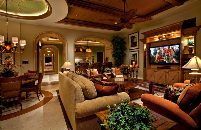 Beach Front I mediterranean-family-room