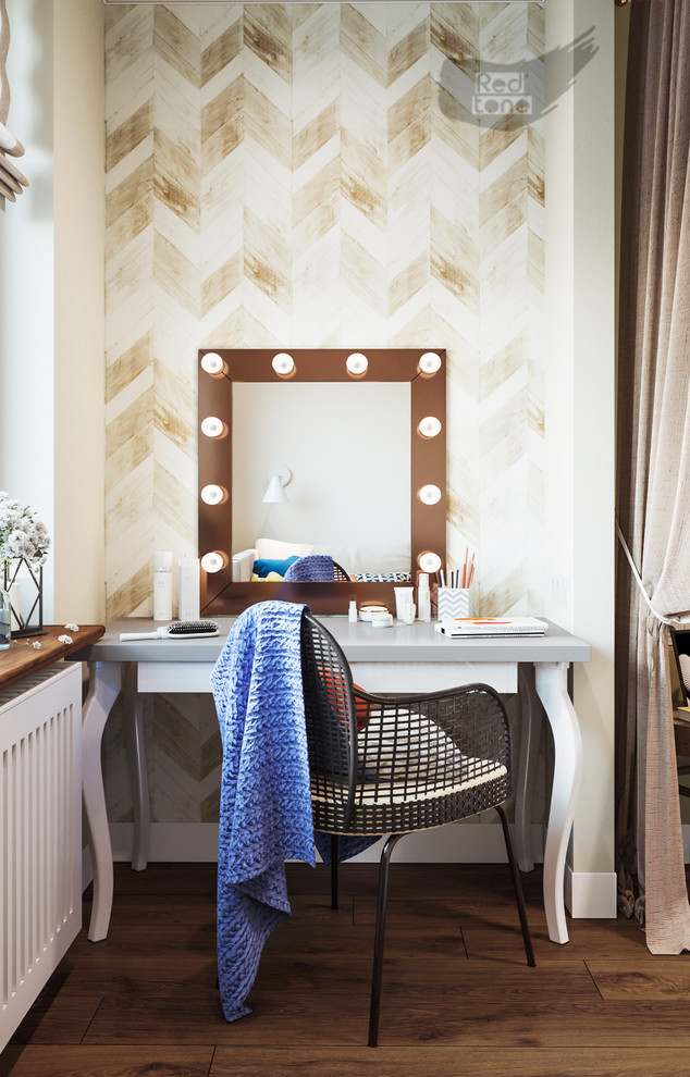 Спальня в проекте Яркая Скандинавия