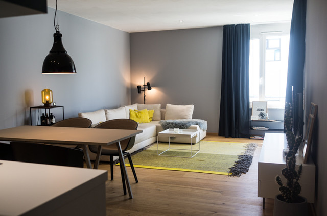 Ferienwohnung am Bodensee skandinavisk-vardagsrum