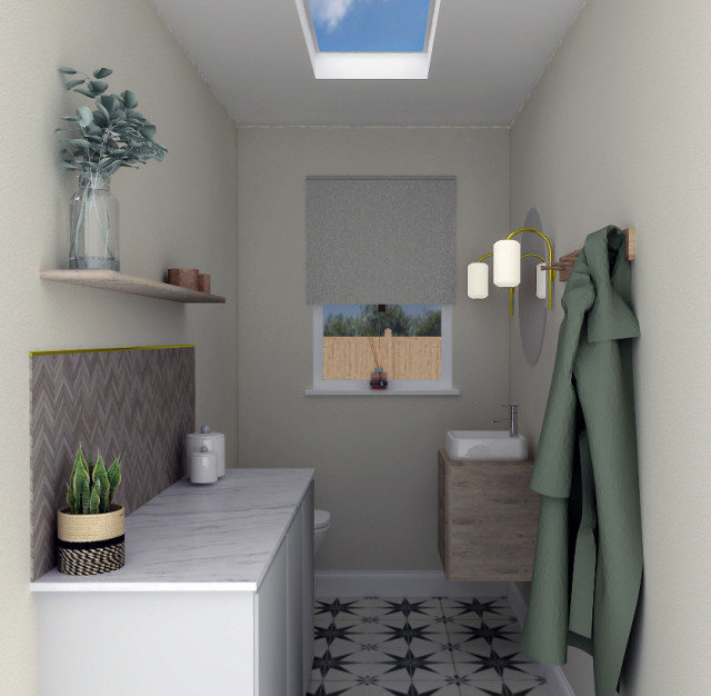 Compact Utility Room Design Contemporain Buanderie Kent par
