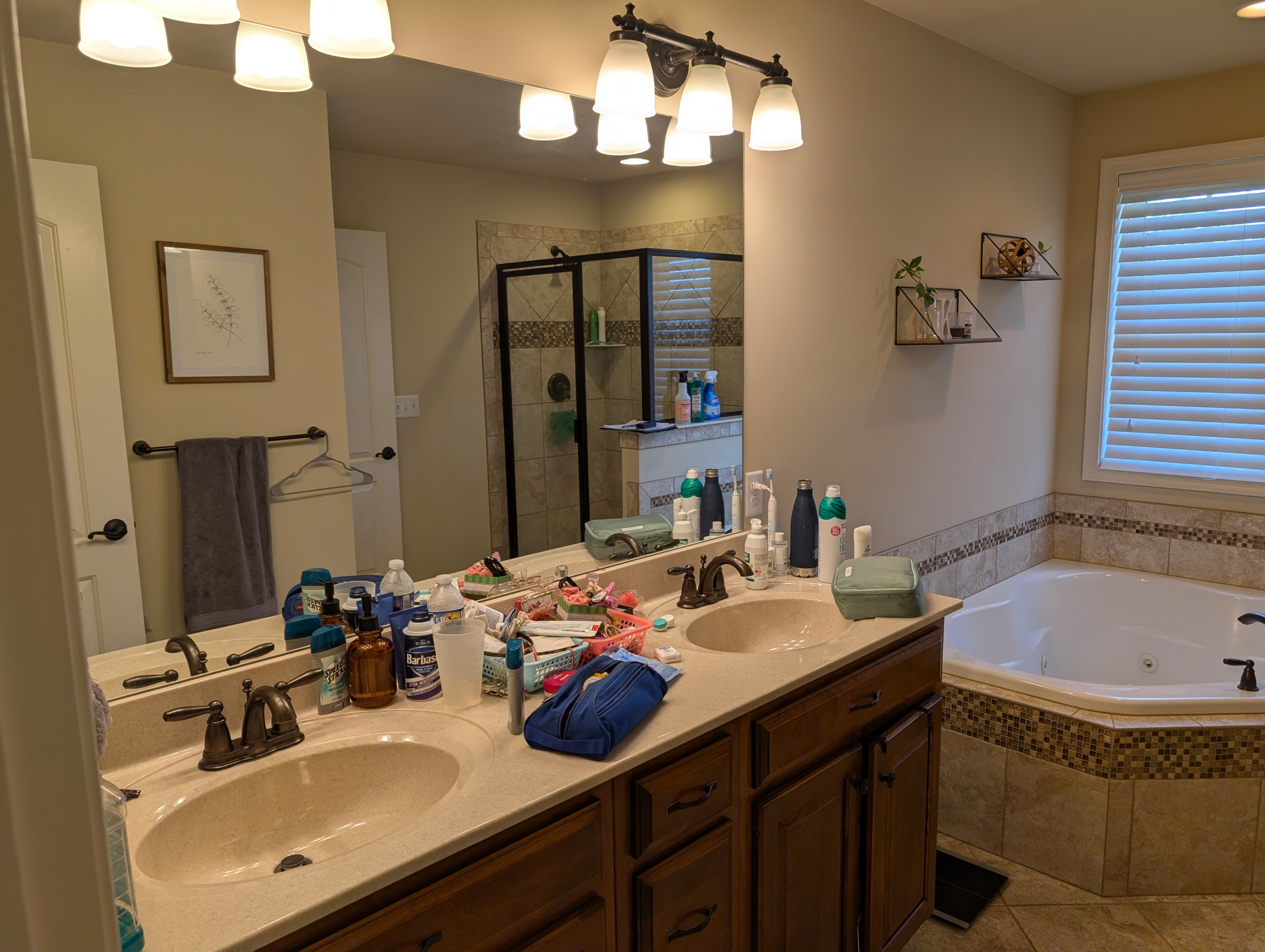 Beyond Beige - A Bold Blue Master Bath Transformation in Harrisburg, PA