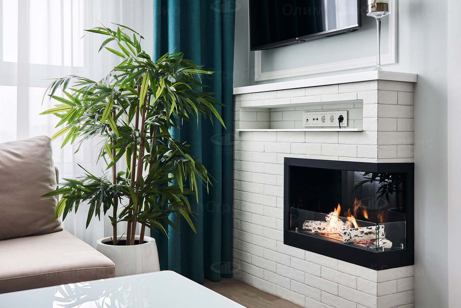 Дизайн и ремонт однокомнатной квартиры в стиле «Современная классика»