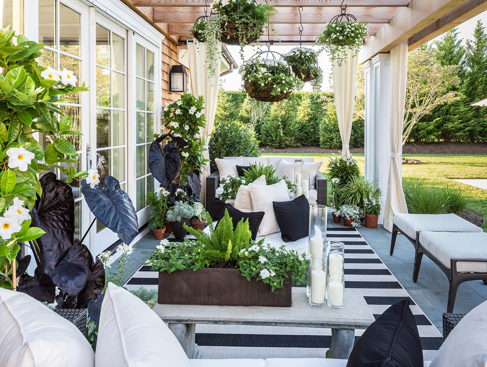 Hamptons Designer Showhouse - Tropical - Porch - New York - by Caleb ...