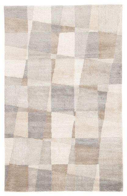 Jaipur Living Bianca Handmade Geometric Gray Tan Area Rug Jaipur Living Bianca Handmade Geometric Gray Tan Area Rug