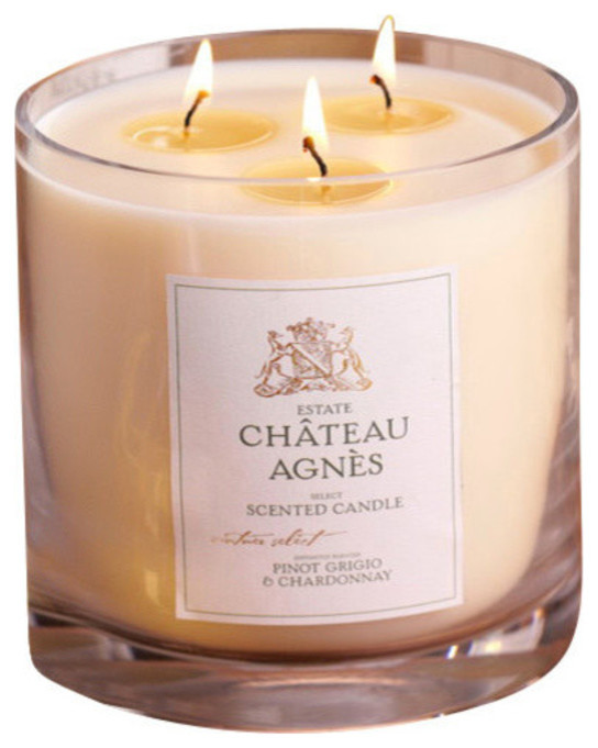 Pinot Grigio and Chardonnay 3-Wick Candle