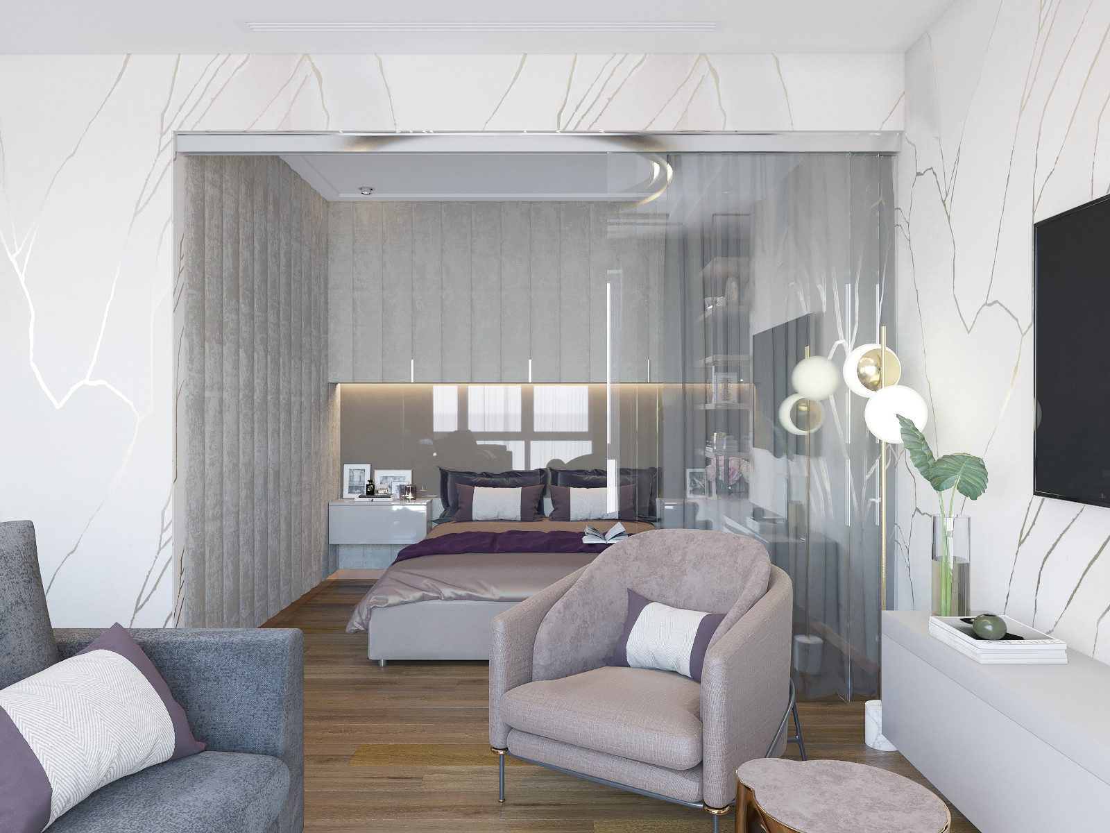 Квартира 43м.кв.В современном стиле