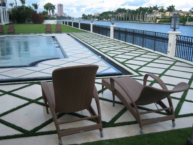 EasyTurf Poolside minimalistisch-patio