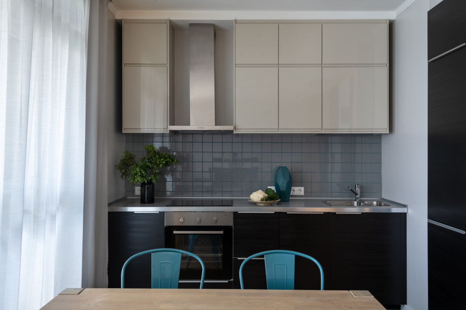 Интерьер квартиры-студии в ЖК Ньютон