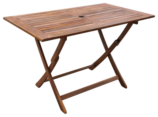 vidaXL Outdoor Dining Table, Acacia Wood