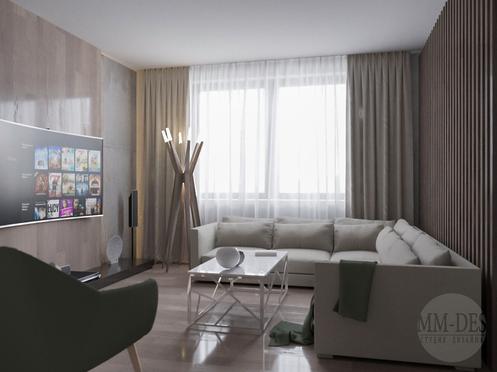 Современная квартира. "Бетонные джунгли"