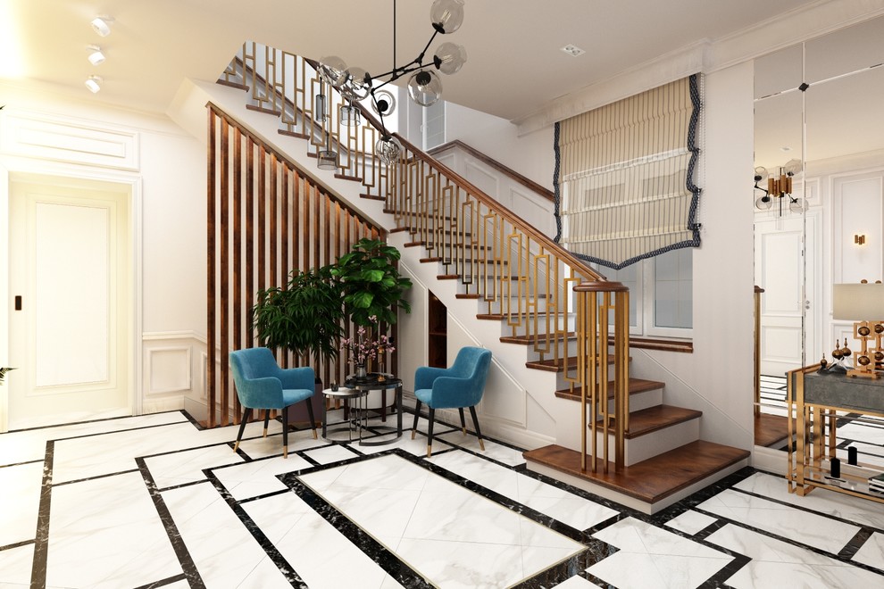 Парадный холл в коттедже