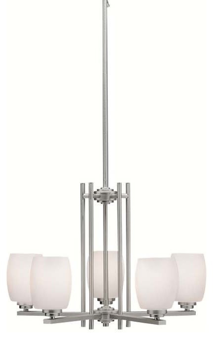 Eileen 5-Light Chandelier in Brushed Nickel