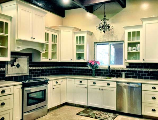 Kitchens Designed In Our Least Expensive 6 Square Cabinet Line