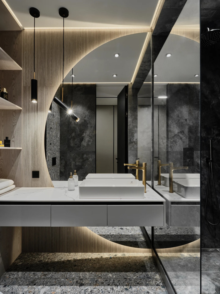 Дизайна-проекта  душевой  ЖК " Две эпохи"