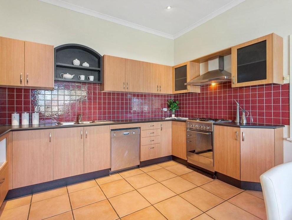 Traditional kitchen in Perth.