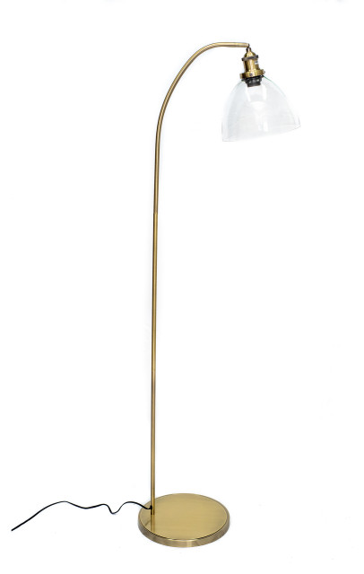Bronze Metal Industrial Floor Lamp With Clear Glass Shade 60 Inches Lamps By A Touch Of Design Houzz Bronze Metal Industrial Floor Lamp With, Industrial Floor Lamp Shade