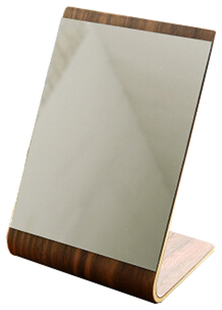 Home Decor Wooden, Single-Sided Vanity, Tabletop Makeup Mirror