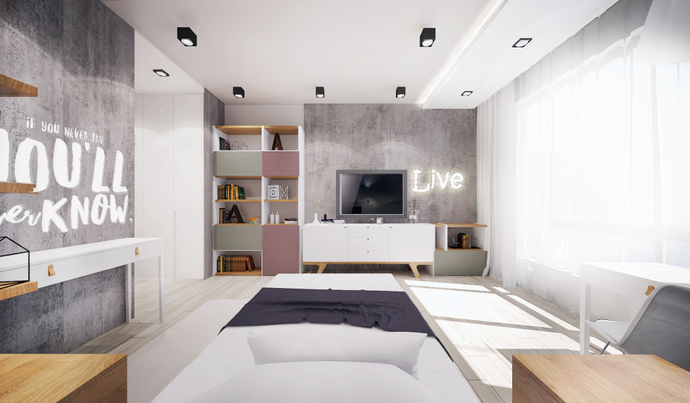 Квартира с камином в ЖК Новая Скандинавия