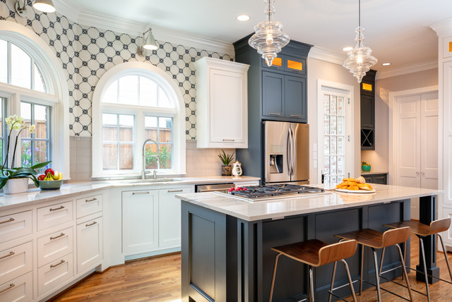 Distinctive Hues transitional-kitchen