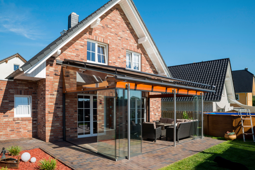 Mittelgroßer Moderner Wintergarten in Sonstige