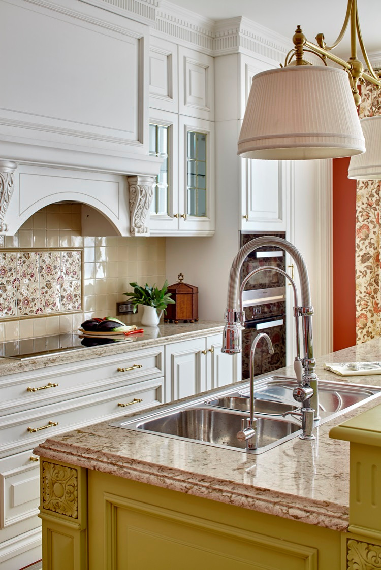 Кухонная столешница и остров из кварцевого камня Cambria Windermere