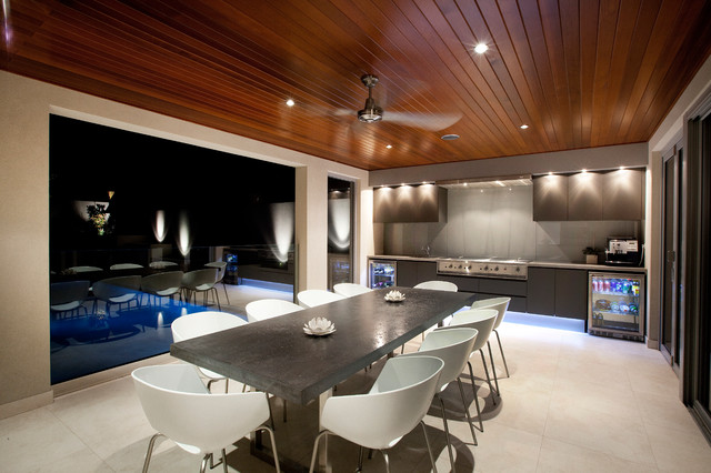 Riverview modern-fasad