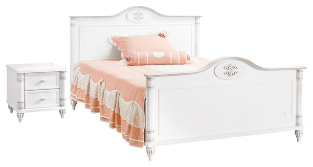 Cilek Romantic 3 Piece Panel Bedroom Set Twin