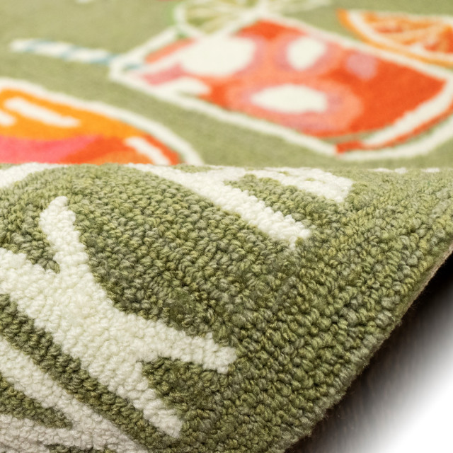 Greetings Rug Frontporch Dachsund Greetings Indoor/Outdoor Rug, 2'x3' - Contemporary ...