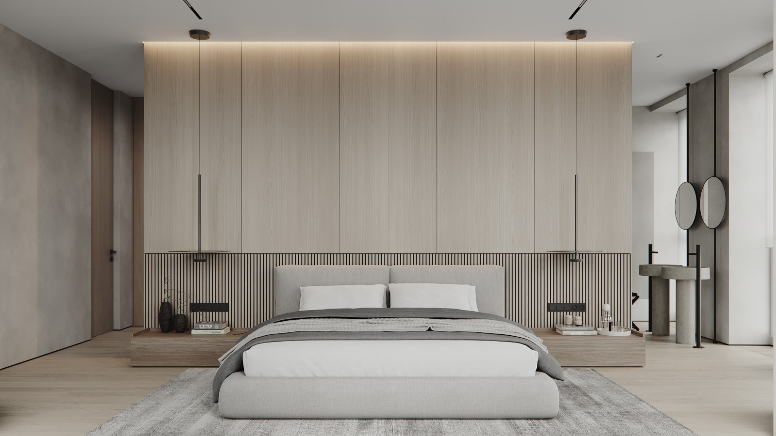 Квартира 144,8 m в стиле современный минимализм