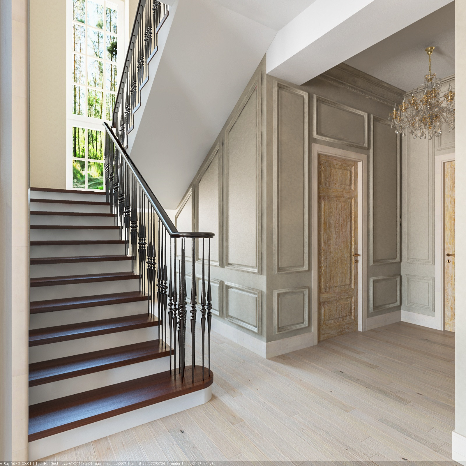 Интерьеры в таунхаусе.