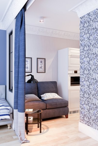 Дизайн квартир в светло синих тонах