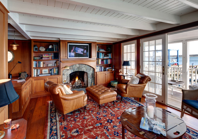 Edgartown Boat House maritimt-dagligstue