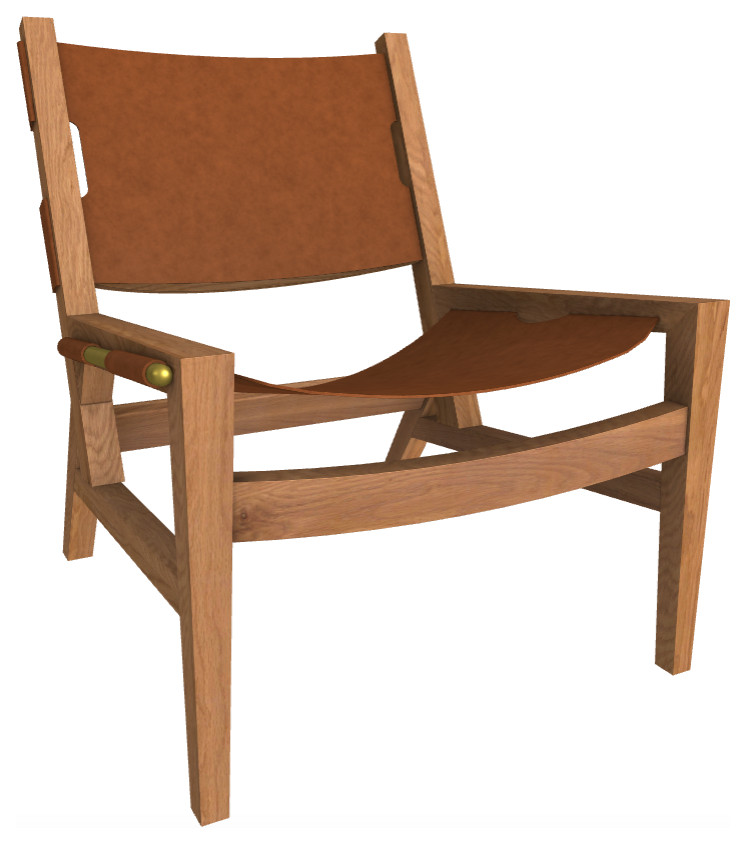 Kent Lounge Chair, Finish: Ginger, Umber