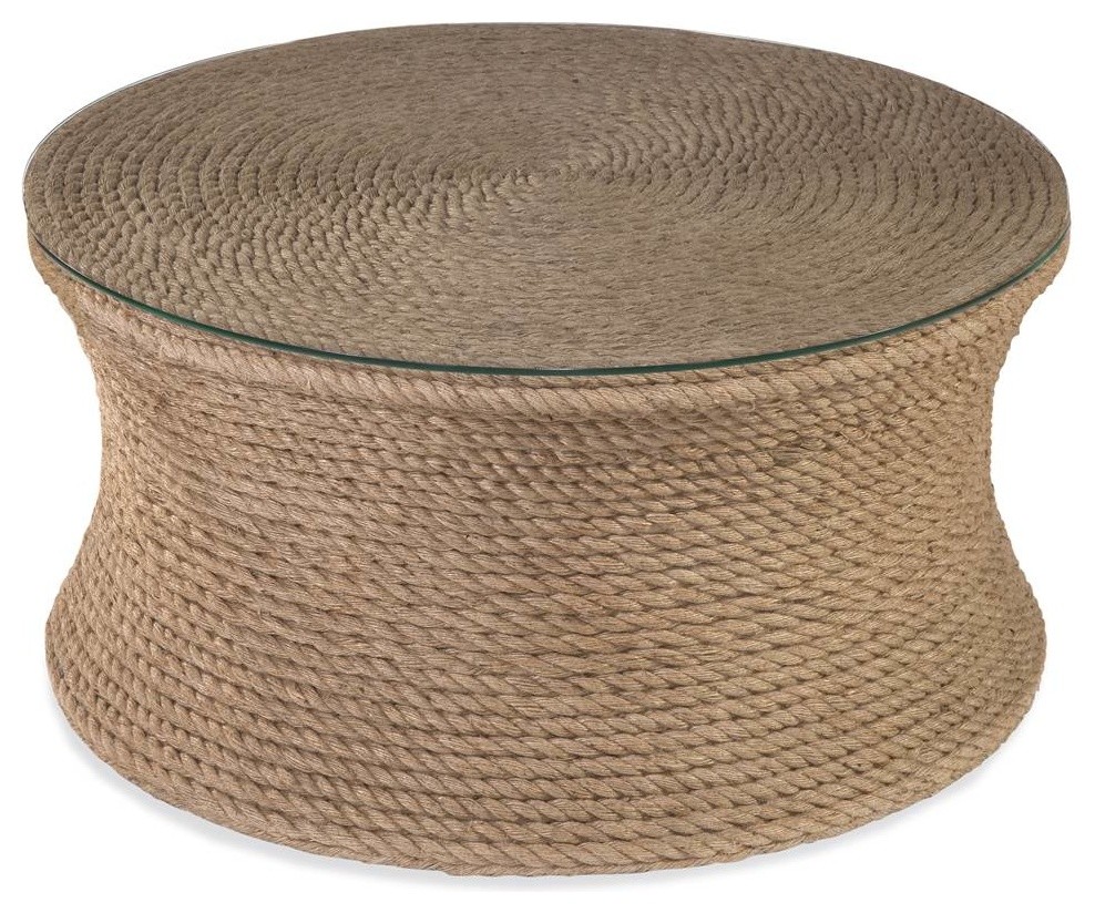 Round Cocktail Table in Natural