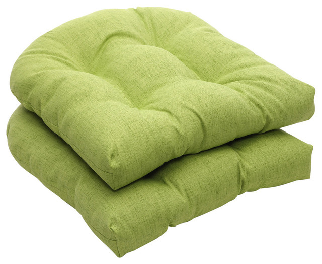 lime green outdoor seat pads